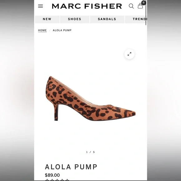 Marc Fisher Cheetah Pumps - Picture 1 of 5